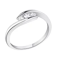 Серебряное кольцо с цирконием. Артикул 7501/5695: цена, отзывы, фото – купить в интернет-магазине AURUM