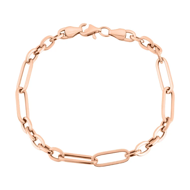 Браслет із червоного золота у якірному плетінні - 2129552