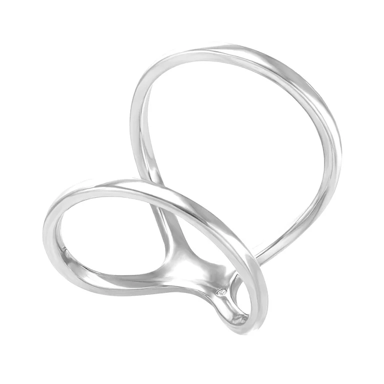 Двойное серебряное кольцо на фалангу. Артикул 7501/300414С: цена, отзывы, фото – купить в интернет-магазине AURUM