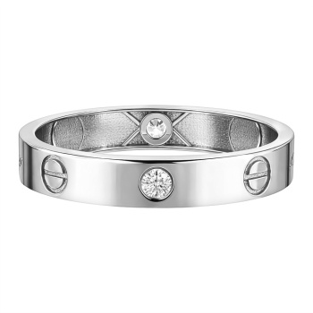 Каблучка у білому золоті  - 2139512