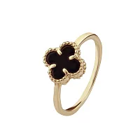 Золотое кольцо Клевер с агатом. Артикул 1к164/67б: цена, отзывы, фото – купить в интернет-магазине AURUM
