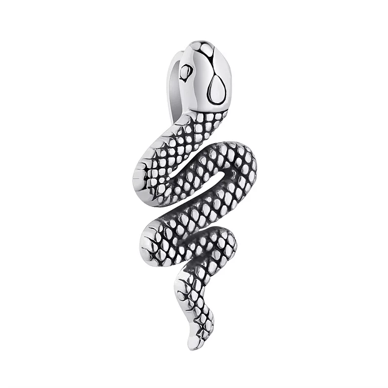 Срібний підвіс "Змія". Артикул 7903/3610: ціна, відгуки, фото – купити в інтернет-магазині AURUM