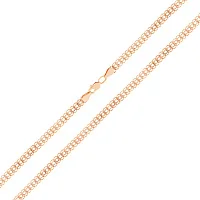 Ланцюжок у червоному золоті плетіння пітон - 1578223