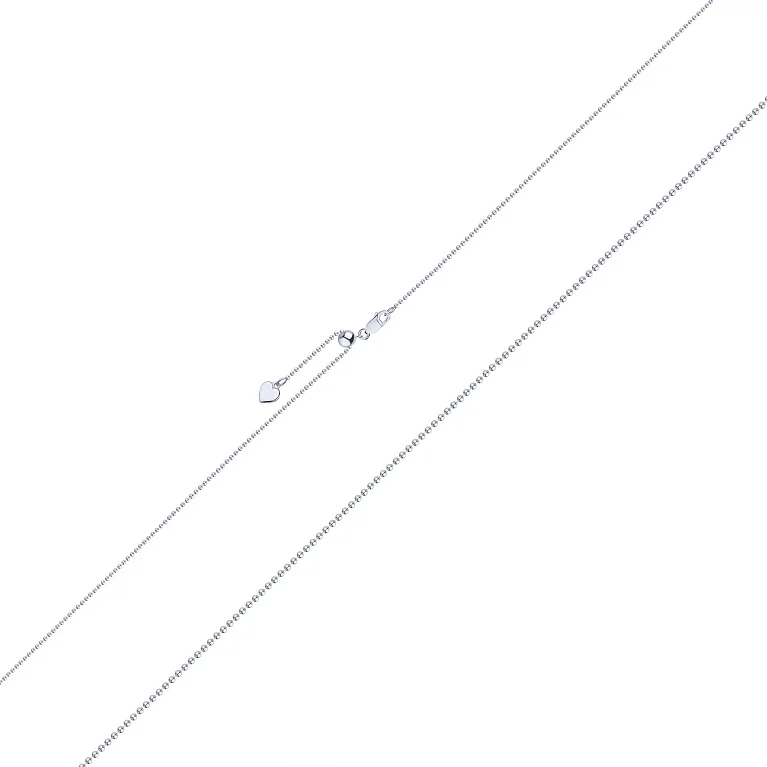 Серебряная цепочка плетение гольф - 1735806