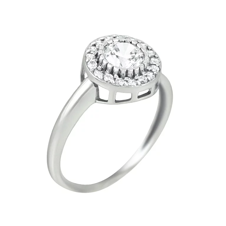 Золотое кольцо с фианитом. Артикул 1190565102: цена, отзывы, фото – купить в интернет-магазине AURUM