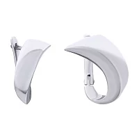 Сережки серебряные с платиновым покрытием. Артикул 7502/500785-СПл: цена, отзывы, фото – купить в интернет-магазине AURUM