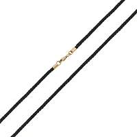 Ювелірний шнурок із замком з червоного золота - 859476