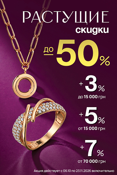 Растущие скидки в AURUM