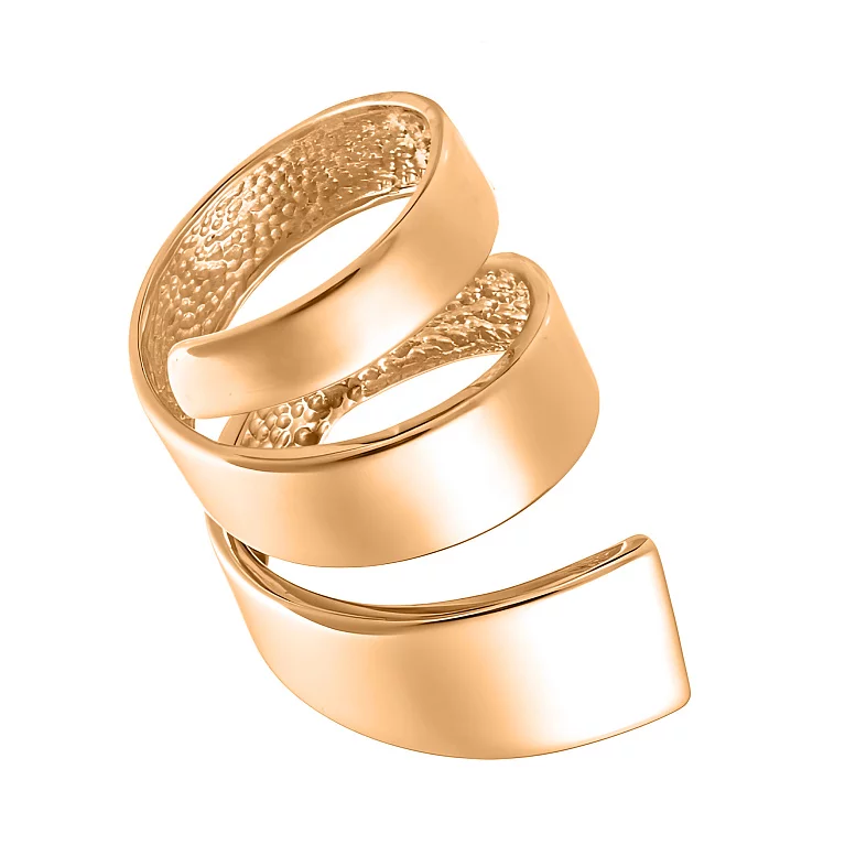 Кольцо из красного золота "Пружина". Артикул 310133: цена, отзывы, фото – купить в интернет-магазине AURUM