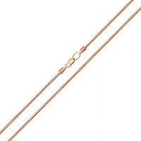 Цепочка из красного золота плетение Снейк. Артикул 304205: цена, отзывы, фото – купить в интернет-магазине AURUM