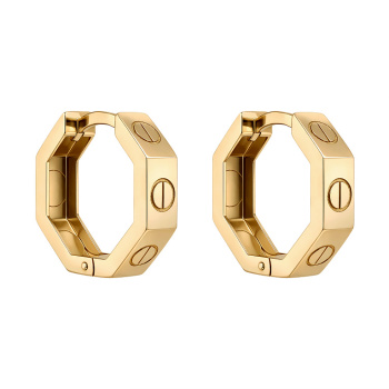 Серьги-кольца из желтого золота - 2126554