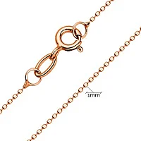 Ланцюг з червоного золота плетіння гольф - 971926