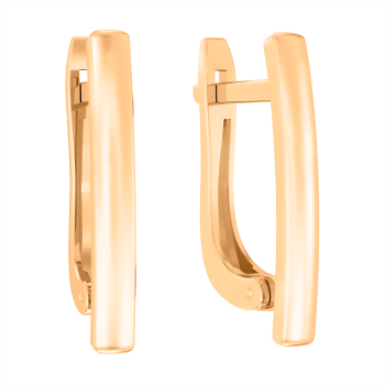 Сережки из красного золота - 961071