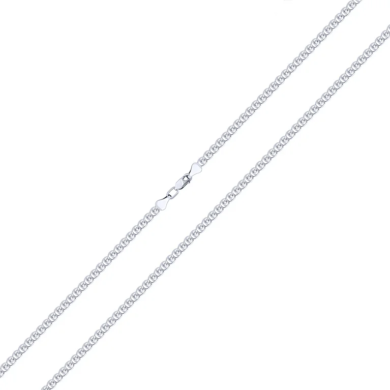 Цепочка серебряная плетение лав - 1606619