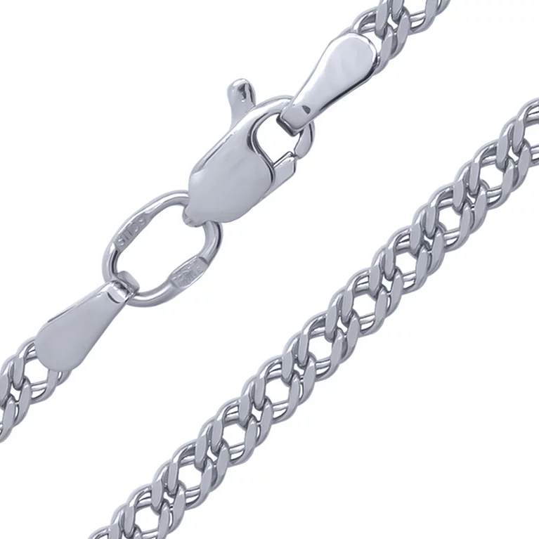 Серебряная цепочка плетение мона лиза. Артикул 7508/Рр-50/2: цена, отзывы, фото – купить в интернет-магазине AURUM