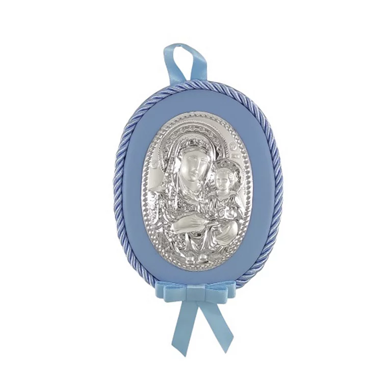 Детский серебряный подарок икона "Божия Матерь". Артикул MA/D602-LC: цена, отзывы, фото – купить в интернет-магазине AURUM