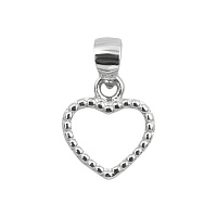 Серебряная подвеска Сердце. Артикул 540106: цена, отзывы, фото – купить в интернет-магазине AURUM