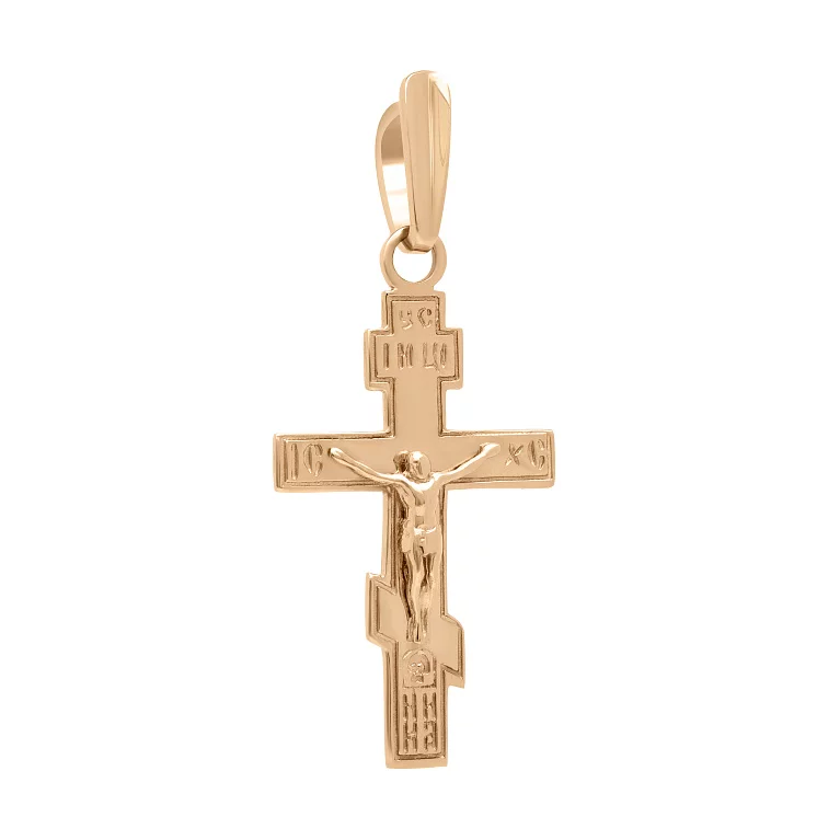Православний золотий хрест. Артикул 3010642101: ціна, відгуки, фото – купити в інтернет-магазині AURUM