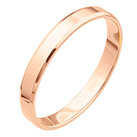 Обручальное кольцо классическое Американка. Артикул КОА140: цена, отзывы, фото – купить в интернет-магазине AURUM