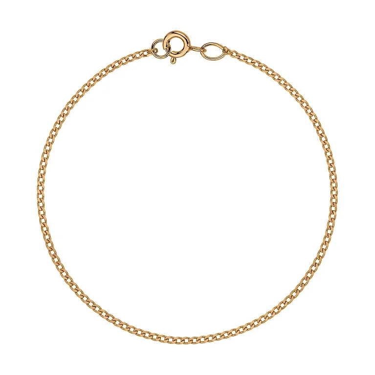 Браслет з червоного золота в панцирному плетінні - 2193432