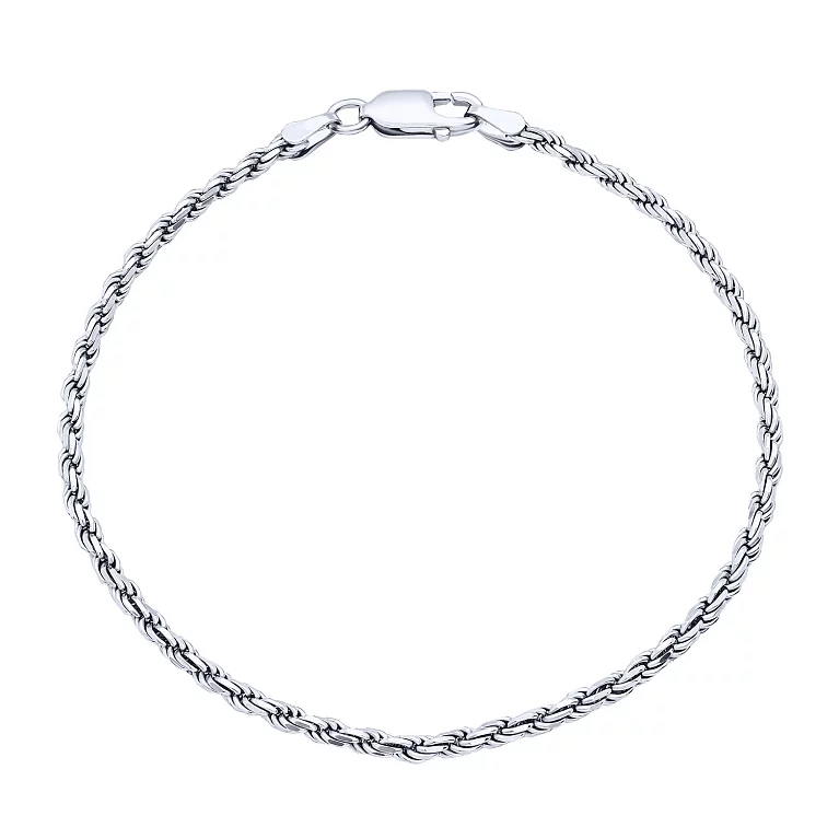 Браслет серебряный плетение жгут. Артикул 7509/802Р4/19: цена, отзывы, фото – купить в интернет-магазине AURUM