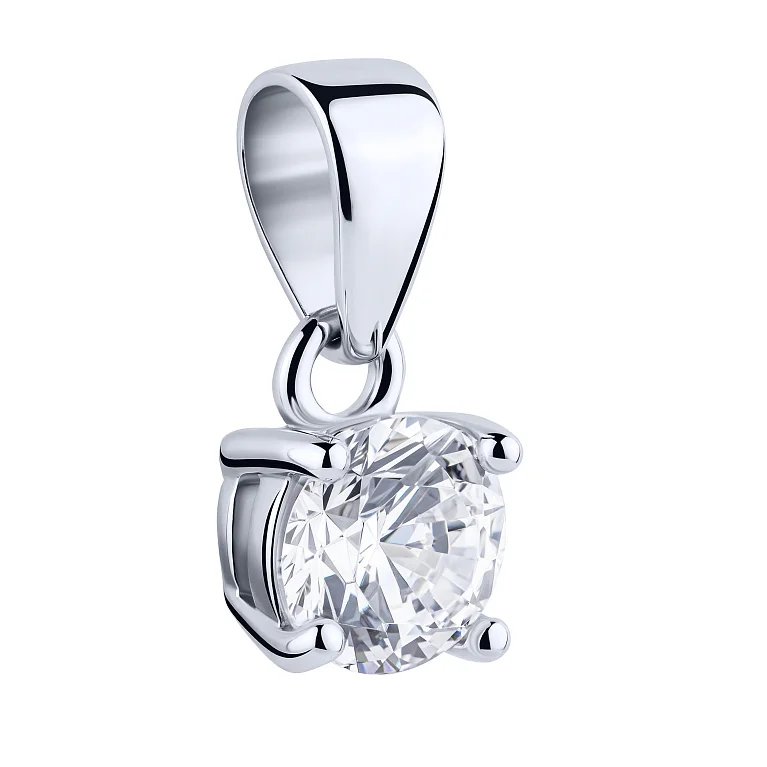 Серебряный подвес с фианитом - 2206144