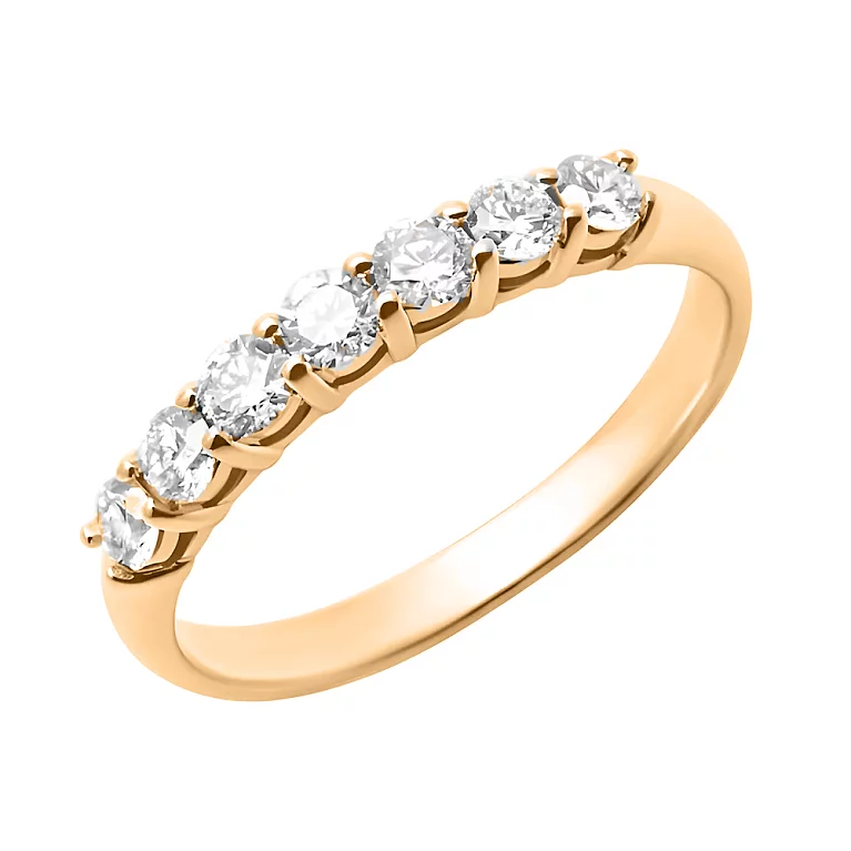 Каблучка з білого золота з діамантом. Артикул 101-10098(3,0)б: ціна, відгуки, фото – купити в інтернет-магазині AURUM