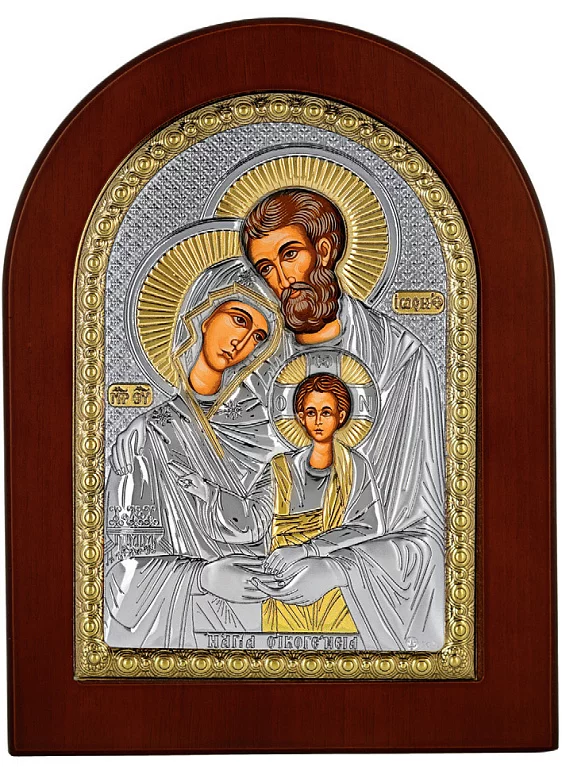 Икона "Святое Семейство"  150х210 мм. Артикул MA/E1105BX-бц: цена, отзывы, фото – купить в интернет-магазине AURUM