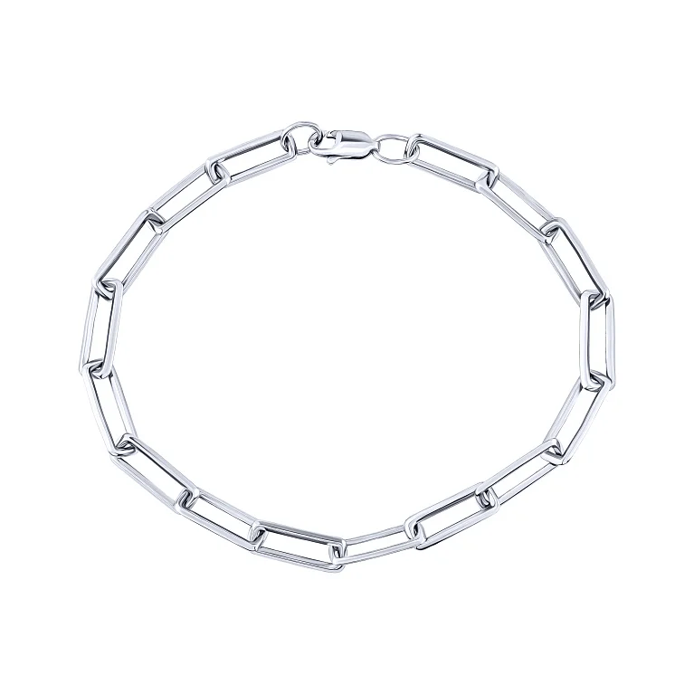 Серебряный браслет в якорном плетении - 2083395