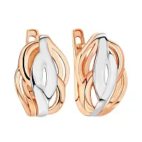 Сережки из красного золота - 969025 Сережки из красного золота - 969025