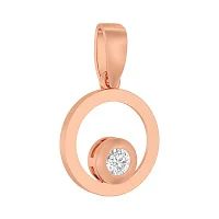 Підвіс з червоного золота з фіанітом "Коло" - 962519