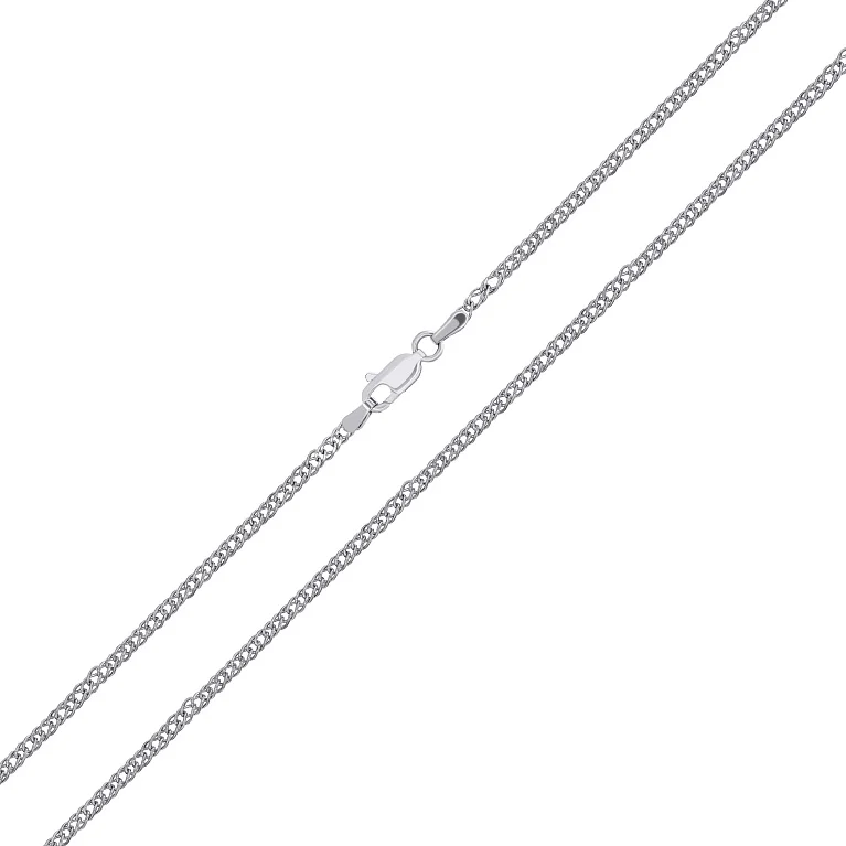 Срібний ланцюжок плетіння рембо - 1548244