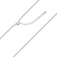 Срібне тенісне кольє з доріжкою із фіанітів - 2058003