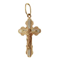 Хрестик з червоного золота - 1410662