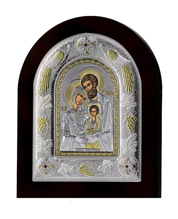 Икона "Святое Семейство" 120х140 мм. Артикул MA/E3105DX-бц: цена, отзывы, фото – купить в интернет-магазине AURUM