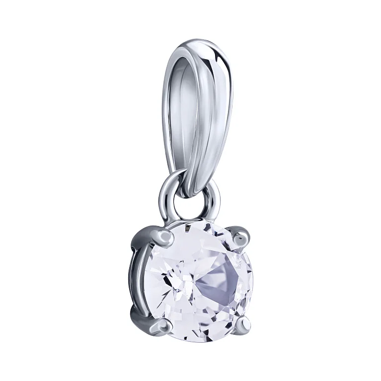 Серебряный подвес с фианитом - 2092239