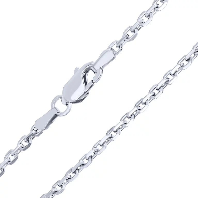 Серебряная цепочка якорное плетение. Артикул 7508/Ар-120: цена, отзывы, фото – купить в интернет-магазине AURUM