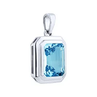 Срібний підвіс з топазом - 2137785