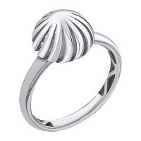 Кольцо серебряное с платиновым покрытием. Артикул 7501/500756-Пл: цена, отзывы, фото – купить в интернет-магазине AURUM