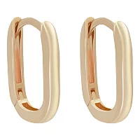 Сережки-кольца из красного золота. Артикул 2076896: цена, отзывы, фото – купить в интернет-магазине AURUM
