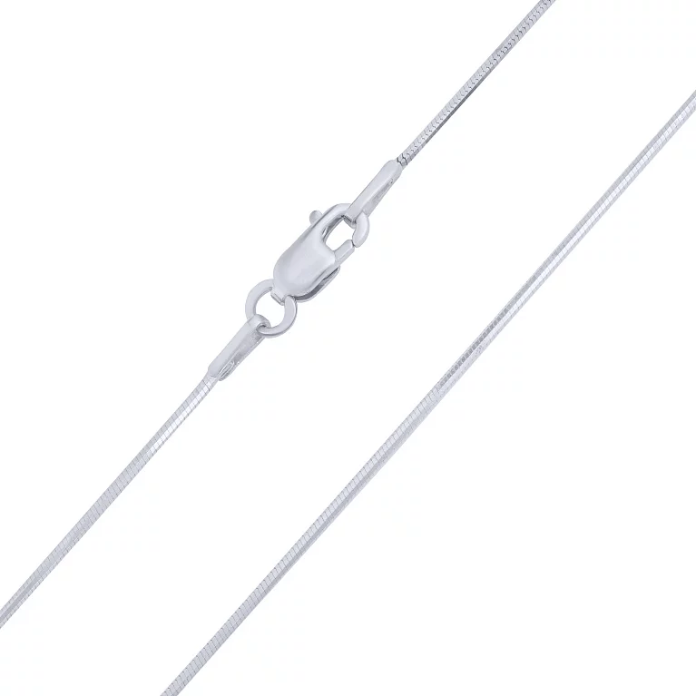 Срібний ланцюжок у плетінні снейк. Артикул 7508/Тр-30/2: ціна, відгуки, фото – купити в інтернет-магазині AURUM