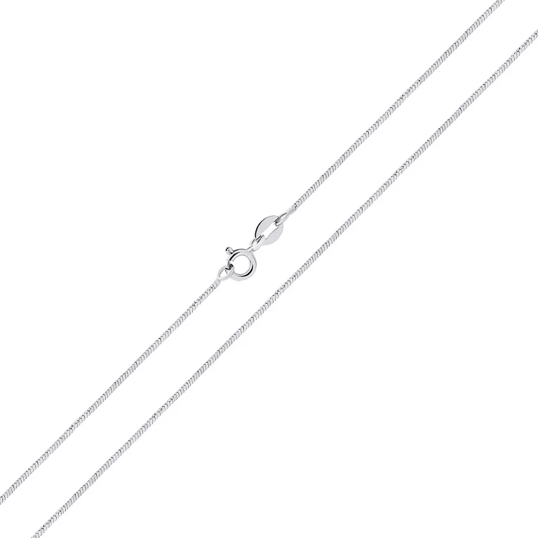 Цепочка плетение снейк из серебра - 1529079