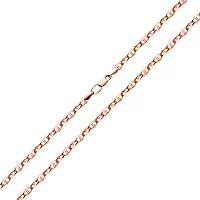 Цепочка из красного золота с плетением Барли. Артикул 304402: цена, отзывы, фото – купить в интернет-магазине AURUM
