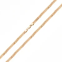 Ланцюг з червоного золота плетіння рамзес - 972352