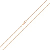 Ланцюг з червоного золота в плетінні рембо - 1488297