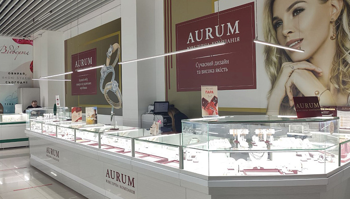 ЦУМ Чернигов - Ювелирный остров AURUM в Укрзолото
