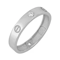 Каблучка у білому золоті "Love" - 2139512