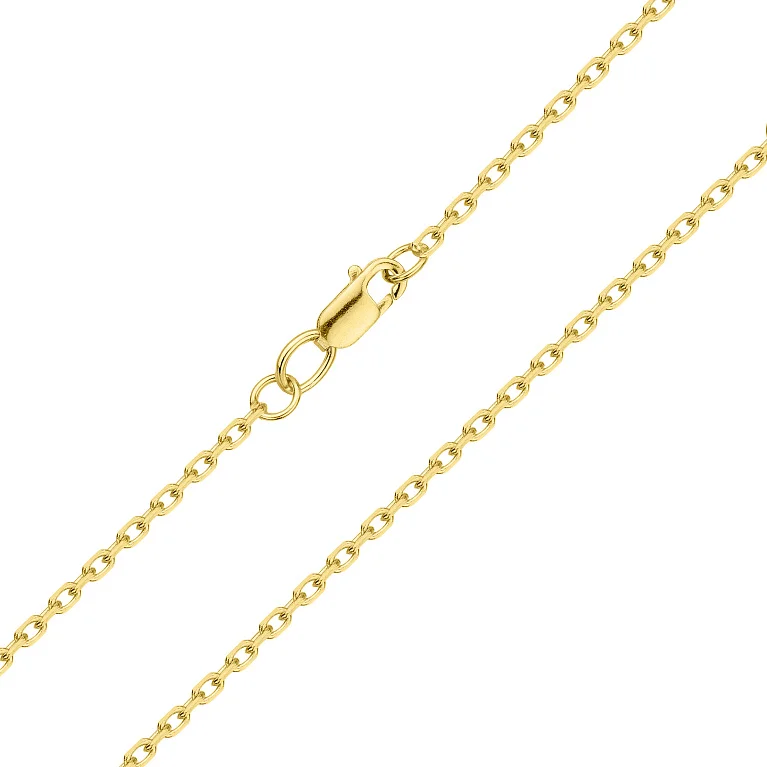 Цепочка из желтого золота плетение якорь - 2162838