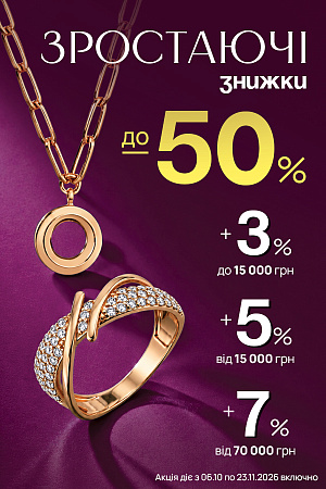 Зростаючі знижки в AURUM