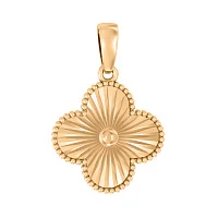 Підвіс "Конюшина" із червоного золота - 2014901